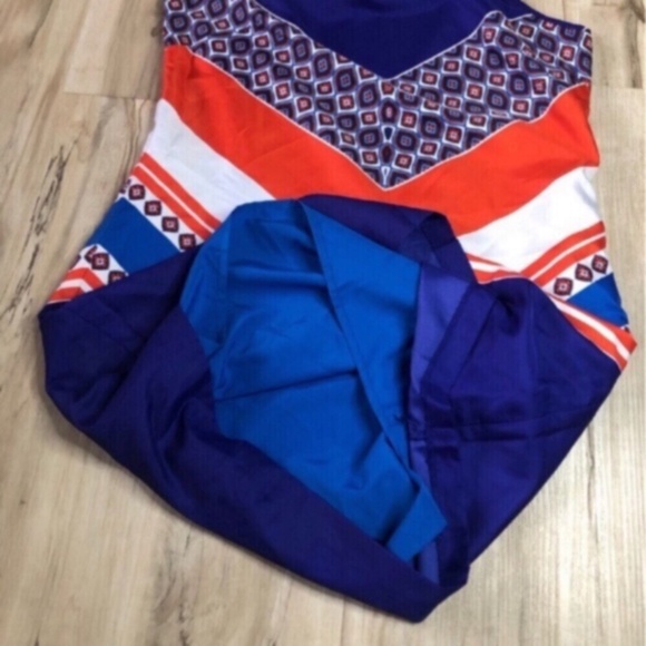 Banana Republic Blue Sleeveless Halter Sundress - Picture 4 of 9